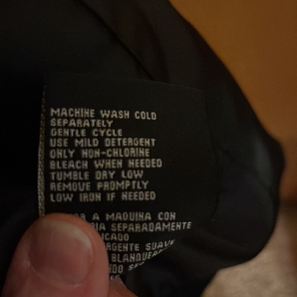 EUC polyester black pea-coat - Picture 8 of 8